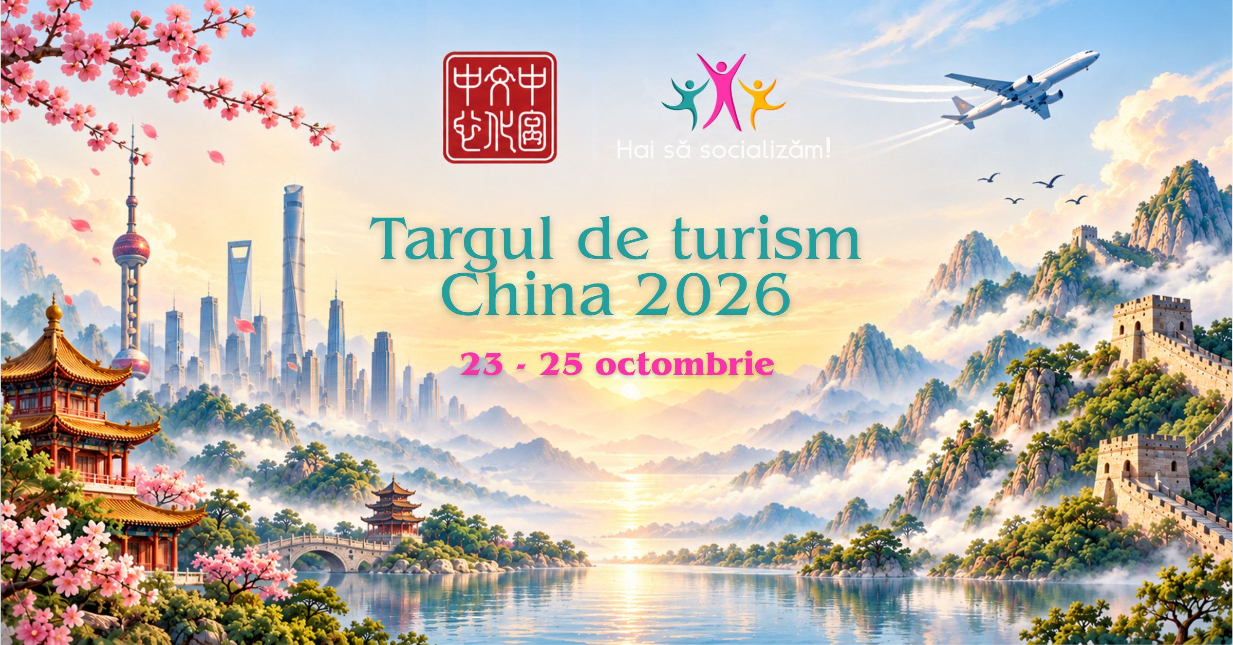 Hai să socializăm la Târgul de Turism China 2026!