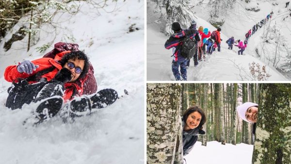 Hai cu noi intr-o drumetie de iarna in Muntii Bucegi! Pornim din Rasnov, urcam spre Cabana Diham si coboram prin Gura Diham. Ne bucuram de aerul curat, peisaje spectaculoase si socializam in mijlocul naturii. O zi perfecta de weekend alaturi de gasca Hai sa socializam!