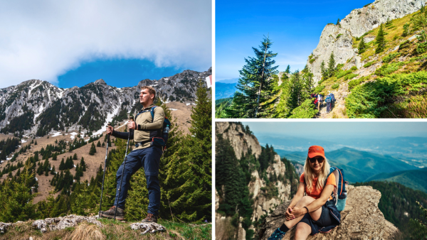 Excursie sportiva in Muntii Piatra Craiului spre Varful La Om, cu traseu prin satul Pestera, Casa Folea, Saua Joaca si Refugiul Grind.