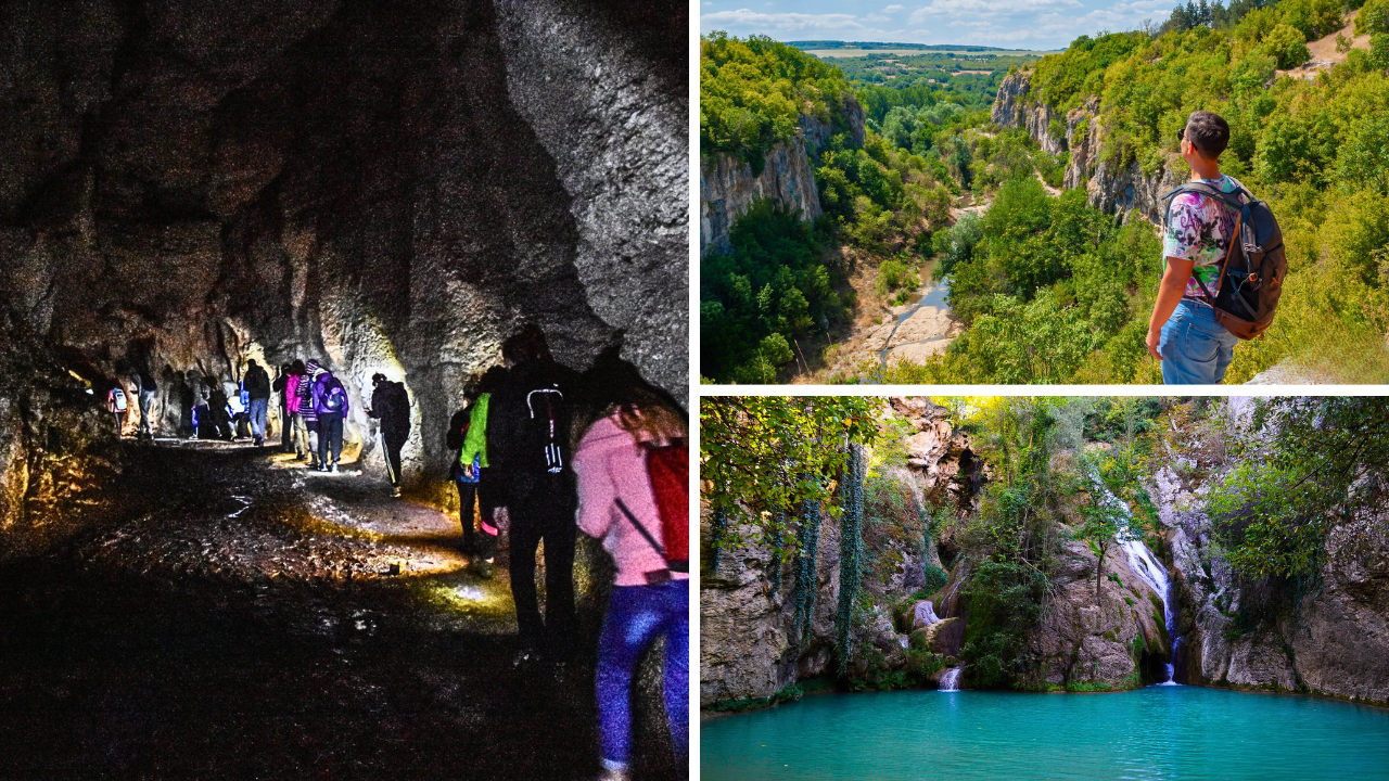 Canionul Emen si Ekopateka Hotnitsa din Bulgaria, traseu cu podete de lemn, cascade spectaculoase si lac turcoaz, excursie din Bucuresti